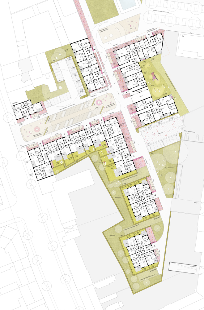 Ulmer Höh´ Süd in DüsseldorfDerendorf 3pass Architekten Stadtplaner