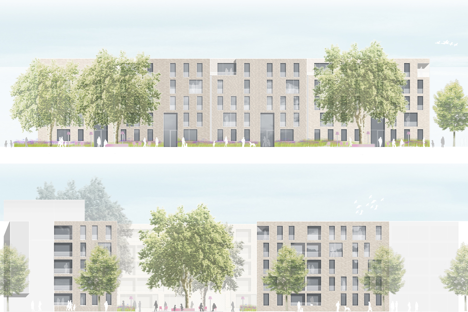 Ulmer Höh´ Süd in DüsseldorfDerendorf 3pass Architekten Stadtplaner